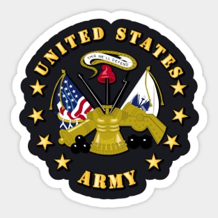 US Army Center Sticker